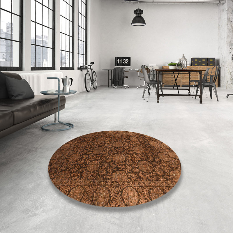 Abstract Indoor Rug, Round 6'