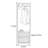 Walnut Coat Rack Drawers Multi - function
