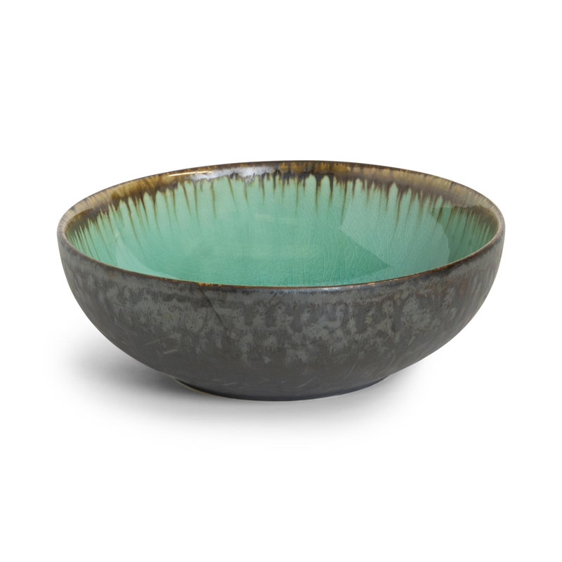 Emerald Shallow Bowl