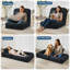 Lit pour chien 64,5 po en chenille 64 po avec 5 positions réglables, fauteuil à billes en mousse à mémoire de forme pour adultes et animaux de compagnie-89410672