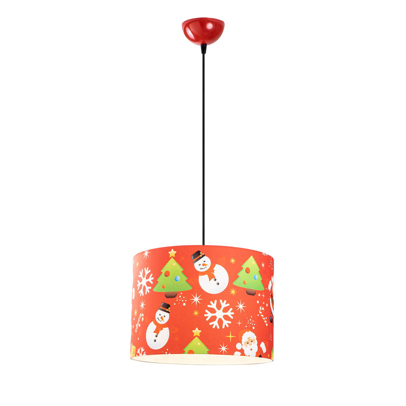 Luminaire suspendu tambour 1 lumière Hiltonia