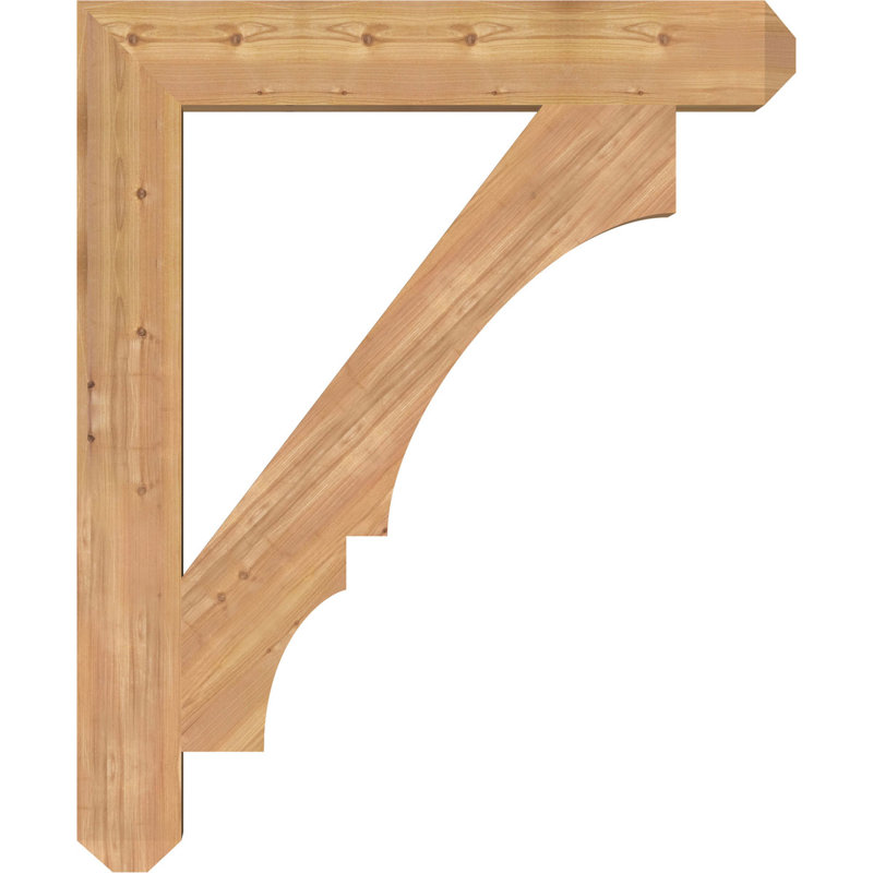 H 5,5 l, Smooth Western Red Cedar, 6" W x 38" D x 46" H