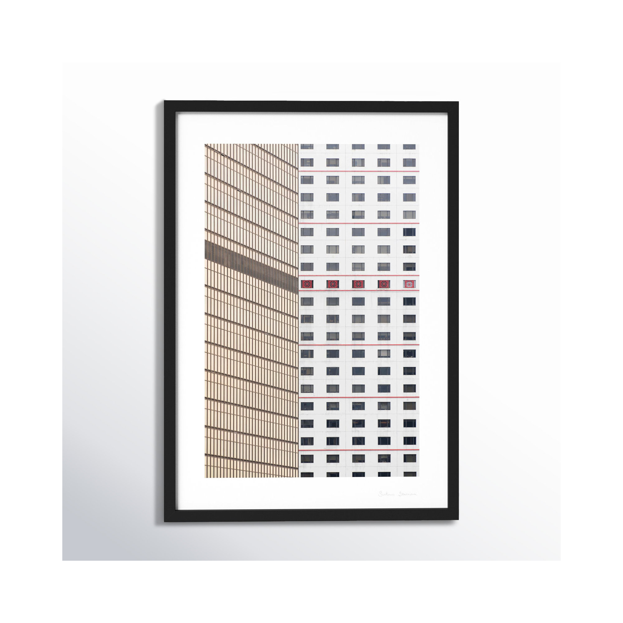 Hong Kong 1 by Svetlana Smirnova, Black, 38" H x 26.5" W x 1.25" D