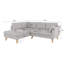 Corner Sofa with Wooden Legs In Scandinavian Style -69378146-69378149