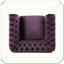 Élégante pièce décorative classique Chesterfield Club Chair-1387961249