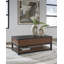 Table basse à plateau relevable Crisfield