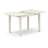 3 Piece Dinette Set for Small Spaces Contains a Rectangle Dining Table with Butterfly Leaf and 2 Kitchen Dining Chairs, 32x54 Inch, Linen White-1320831826-1320831827-1320831824