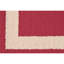 Ensemble de tapis d'intérieur / extérieur en polypropylène géométrique 5 pi x 7 pi bourgogne / brun clair-1926931847