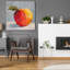 «A is for Apple» par St. Hilaire Elizabeth, art mural en verre acrylique, 24 po x 24 po-132307574