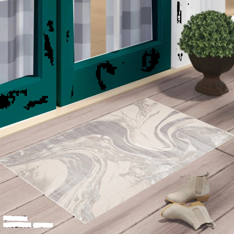 Abstract Area Rug, Rectangle 60 x 110 cm