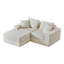 Causeuse modulaire Boneless, canapé avec base antidérapante pour espaces de vie-689415031