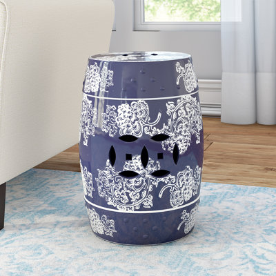 Daughtery Ceramic Accent Stool
