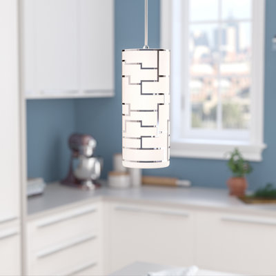 Luminaire suspendu cylindrique à 1 lumière Aliquippa