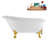 58" Streamlin Clawfoot Tub,Tray,Drain, Clawfeet-101628929-102219866