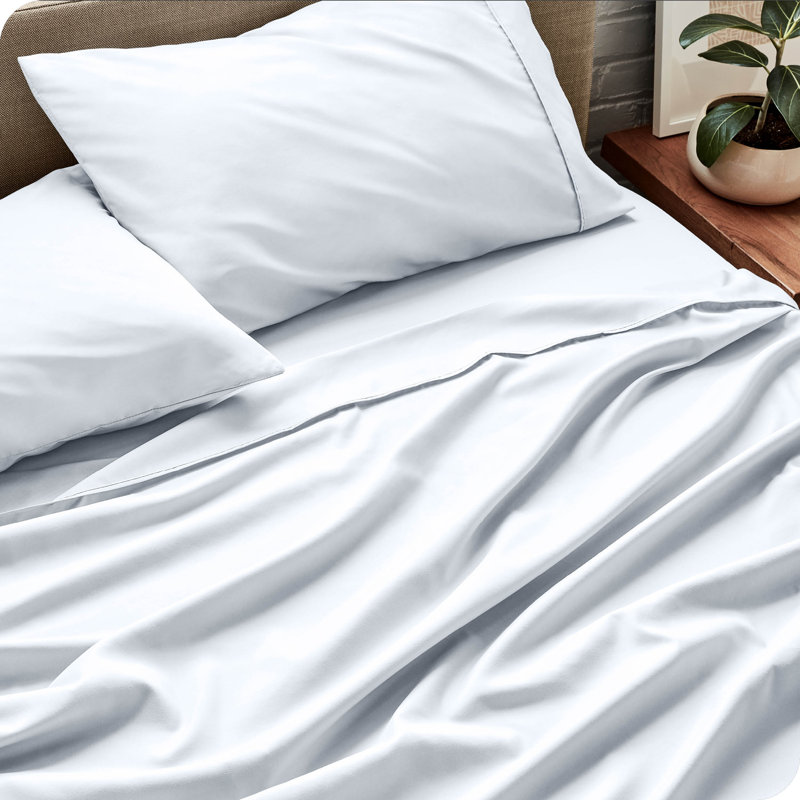Dual Pocket Microfiber Sheet Set, White, Twin XL Sheet Set
