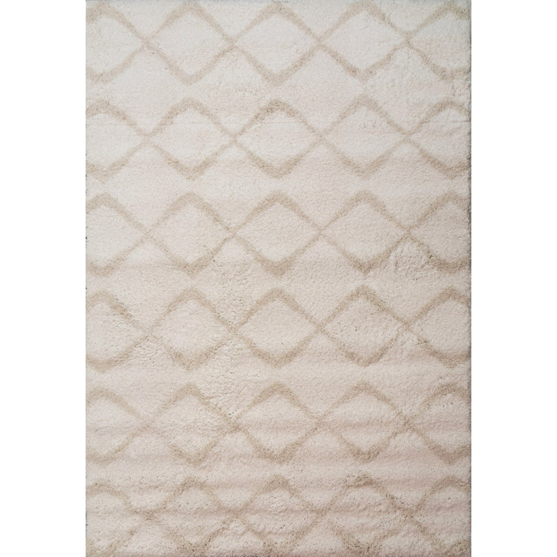 Evas 19590-180 IVORY/BEIGE, Rectangle 6'7" x 9'
