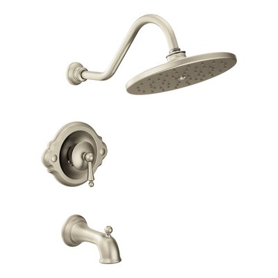 Waterhill Thermostatic Tub and Shower Faucet with Posi-Temp® -  Moen, TS314BN