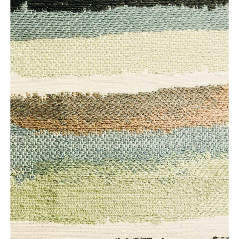 Coussin de luxe sable lime Stone River, 20 po x 26 po, Coussin lombaire