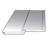 Edge 1 in. x 8 in. x 8 ft. Timeless Collection Smooth Nickel Gap Shiplap (Primed White)