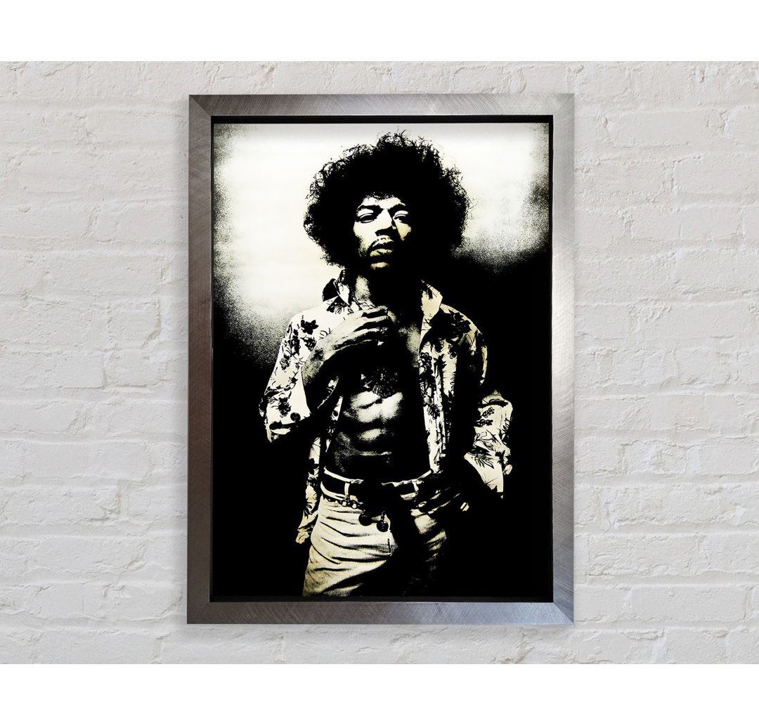 Jimi Hendrix Foxy - Druck