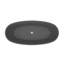 Baignoire autoportante matte à surface solide Ultimate Comfort pour salle de bain familiale ou d'hôtel