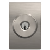 F Series Bowery Keyed Entry Knobset with Century Rosette
