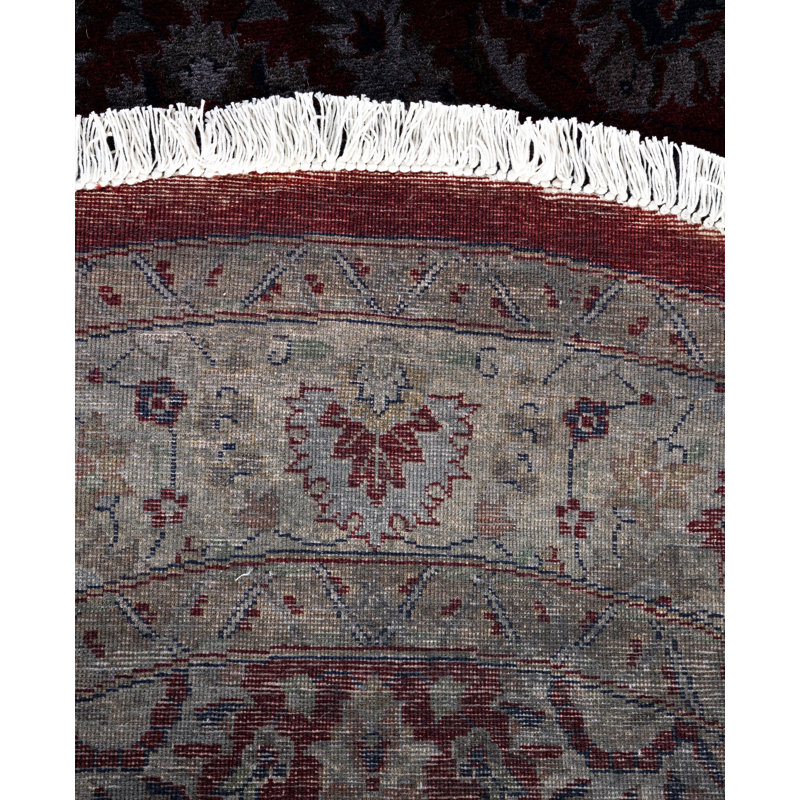 Overdyed One-of-a-Kind 5' 1" X 5' 3" Hand Knotted Area Rug
