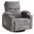 Power Swivel Recliner Chairs With Adjustable Headrest And Armrests, Featuring Massage And Heating Functions-1032764981