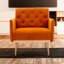 Gus Velvet Armchair-1296557523