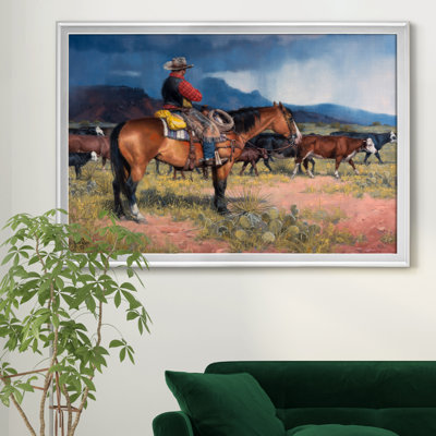 " Twenty Years In The Saddlepremium " Painting Print