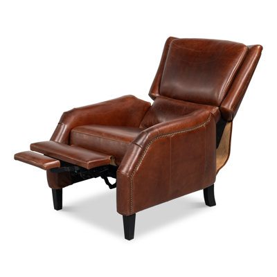 Fauteuil inclinable en cuir Ashford