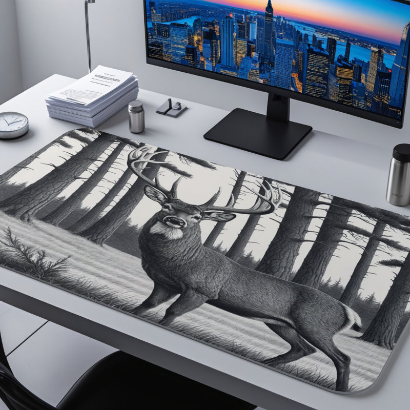 Polyester Desk Pad, 23.6x13.8