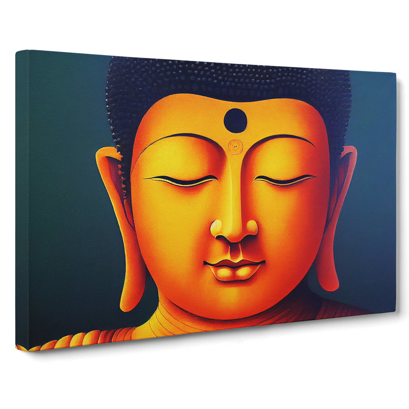Golden Buddha Vol.3 - Wrapped Canvas, 35cm H x 50cm W x 3cm D