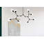Lustre linéaire spoutnik moderne à 8 lumières Jarno-152611201-201076349