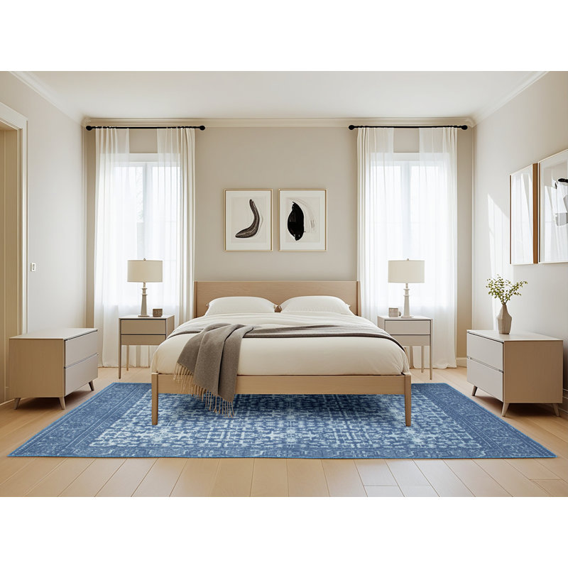 Tapis bleu, Rectangle 5 pi x 8 pi