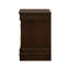 Table de chevet en MDF avec 2 tiroirs, cappuccino