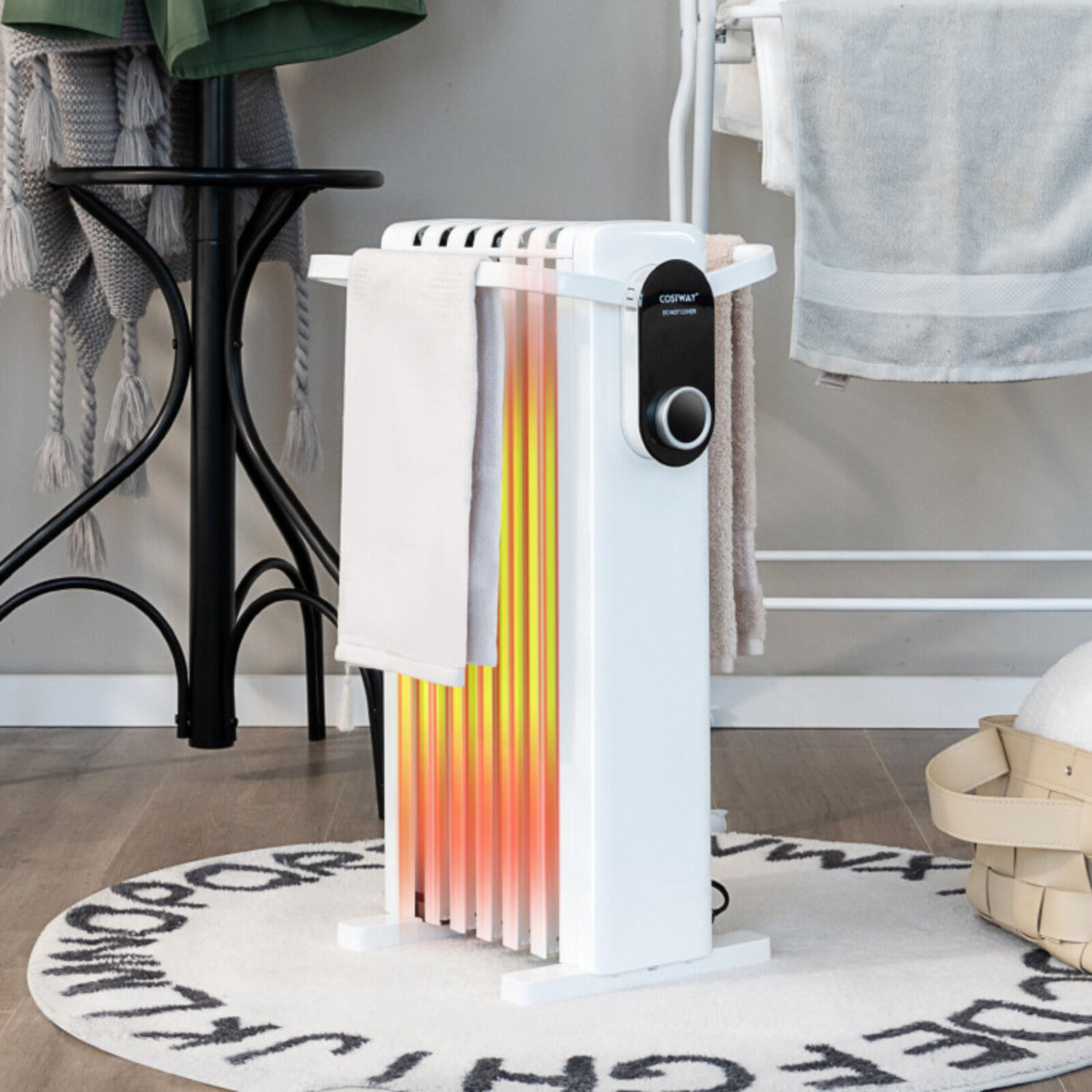 ModernLuxe Electric Space Heaters for Indoor Use, 1500W Electric Oil ...