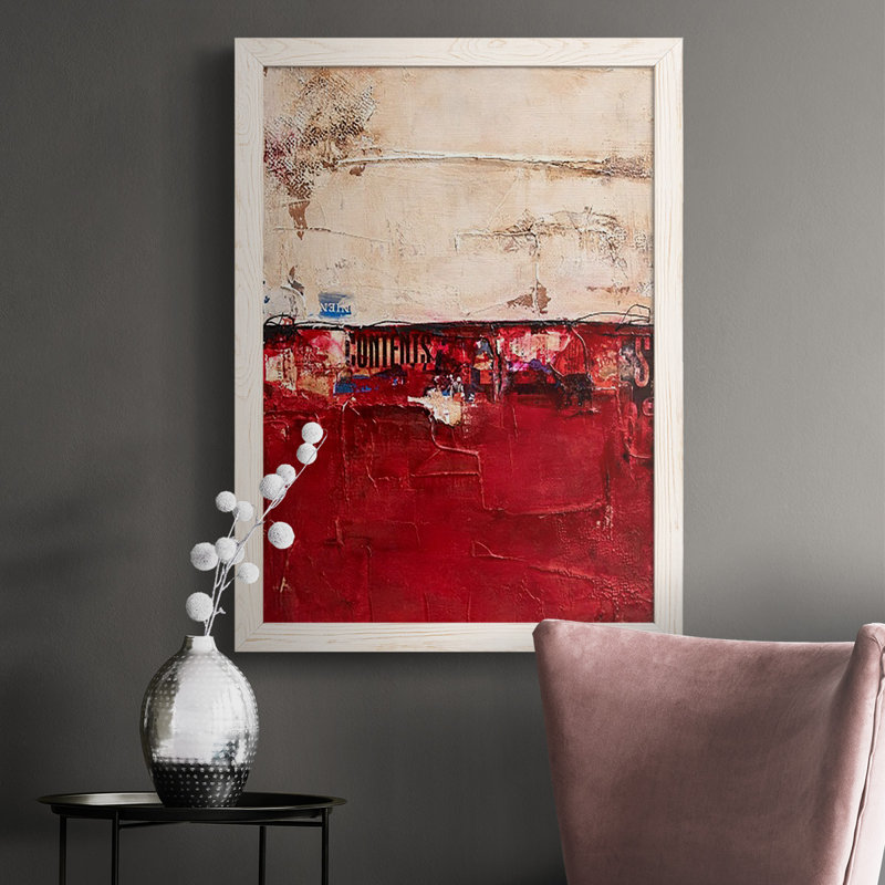 «Cedro», reproduction encadrée sur toile, Blanc, H 37,5 po x l 27,5 po x P 1 po
