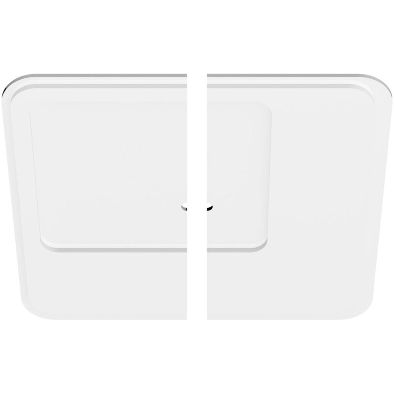 Médaillon de plafond contemporain en PVC Lucan, H 1 po x l 14 po x P 14 po