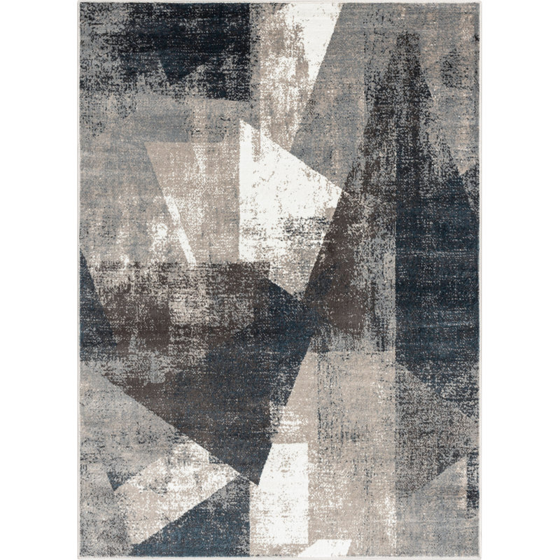 Verity Kye Geometric Synthetic Area Rug, Rectangle 120 x 160 cm