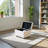 Corduroy Upholstered Storage Ottoman-924565798