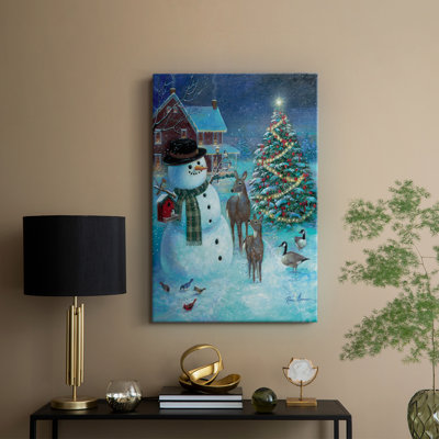 Frosty and Friends -Gallery Wraraped Cavas