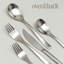 over&back Curved 18/8 Flatware Set - Service for 4-99316933