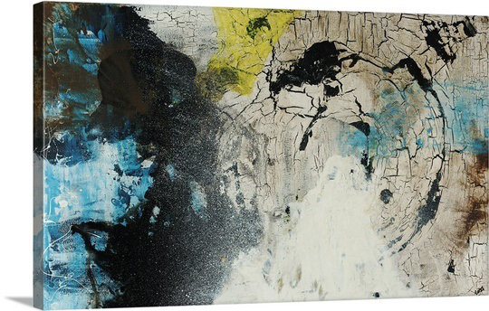 «Industrial Zen» Tyson Estes, reproduction d'art, H 22 po x l 36 po x P 1,5 po, Toile
