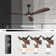 60" 3 - Blade Propeller Ceiling Fan With LED Lights And Remote Control