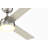 Xeno Damp 56 inch Indoor/Outdoor Ceiling Fan with LED Light Kit - Brushed Nickel with Brushed Nickel blades