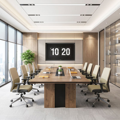 Table de conférence de 2,4 m pour 8 à 10 personnes
