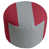 Argent / rouge briue