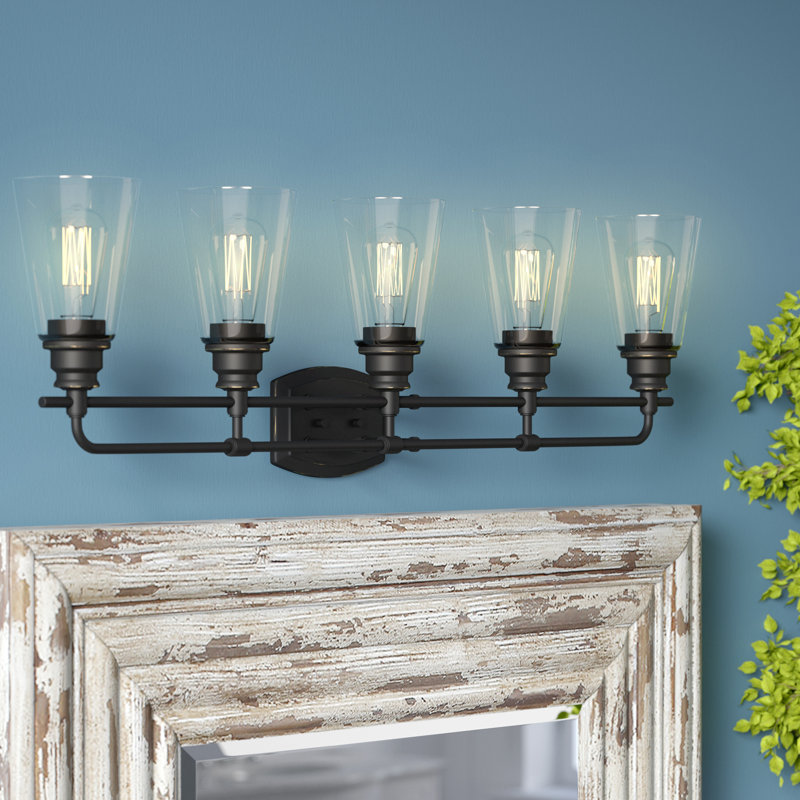 Jantz 5 - Light Dimmable Vanity Light, Olde Bronze