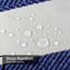 Rideau de douche à rayures bleues et blanches avec 12 crochets-2121698124